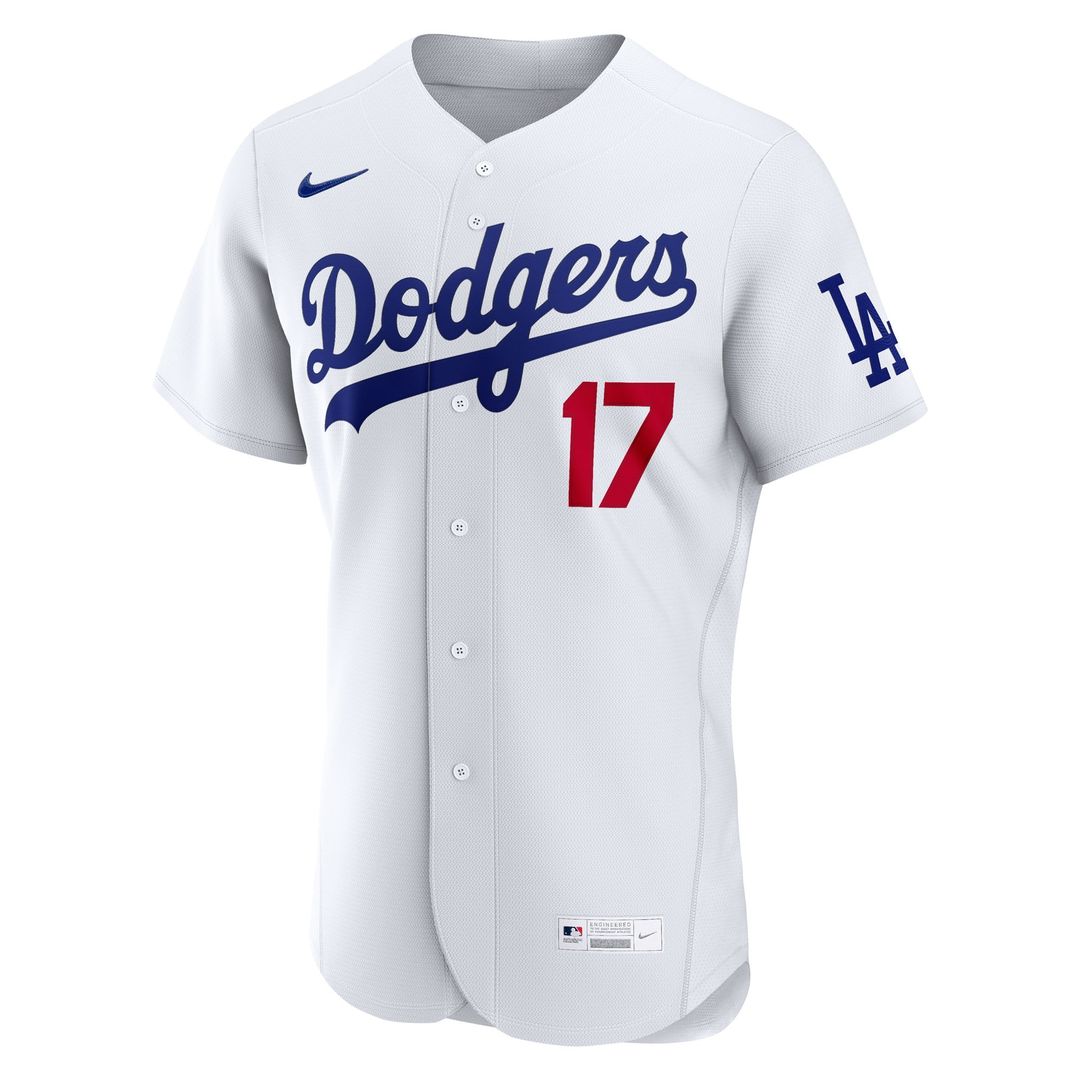 Los Angeles Dodgers Shohei Ohtani Nike Home Authentic Jersey - White Team Jersey Sports Fan Apparel