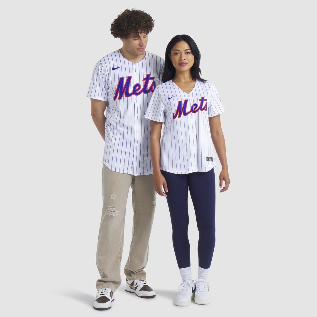 New York Mets Nike Home Replica Team Jersey - White Team Jersey Sports Fan Apparel