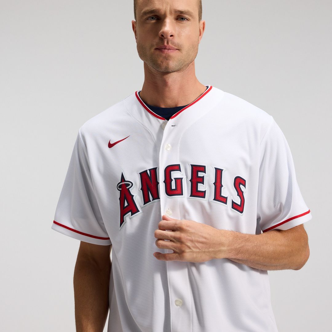 Los Angeles Angels Nike Home Replica Team Jersey - White Team Jersey Sports Fan Apparel