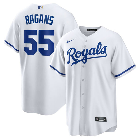 Kansas City Royals Cole Ragans Nike Home Replica Jersey - White Team Jersey Sports Fan Apparel