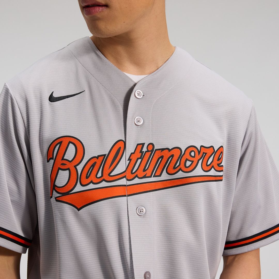 Baltimore Orioles Nike Road Replica Team Jersey - Gray Team Jersey Sports Fan Apparel