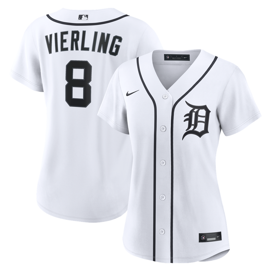 Detroit Tigers Matt Vierling Nike Women's Home Replica Jersey - White Team Jersey Sports Fan Apparel