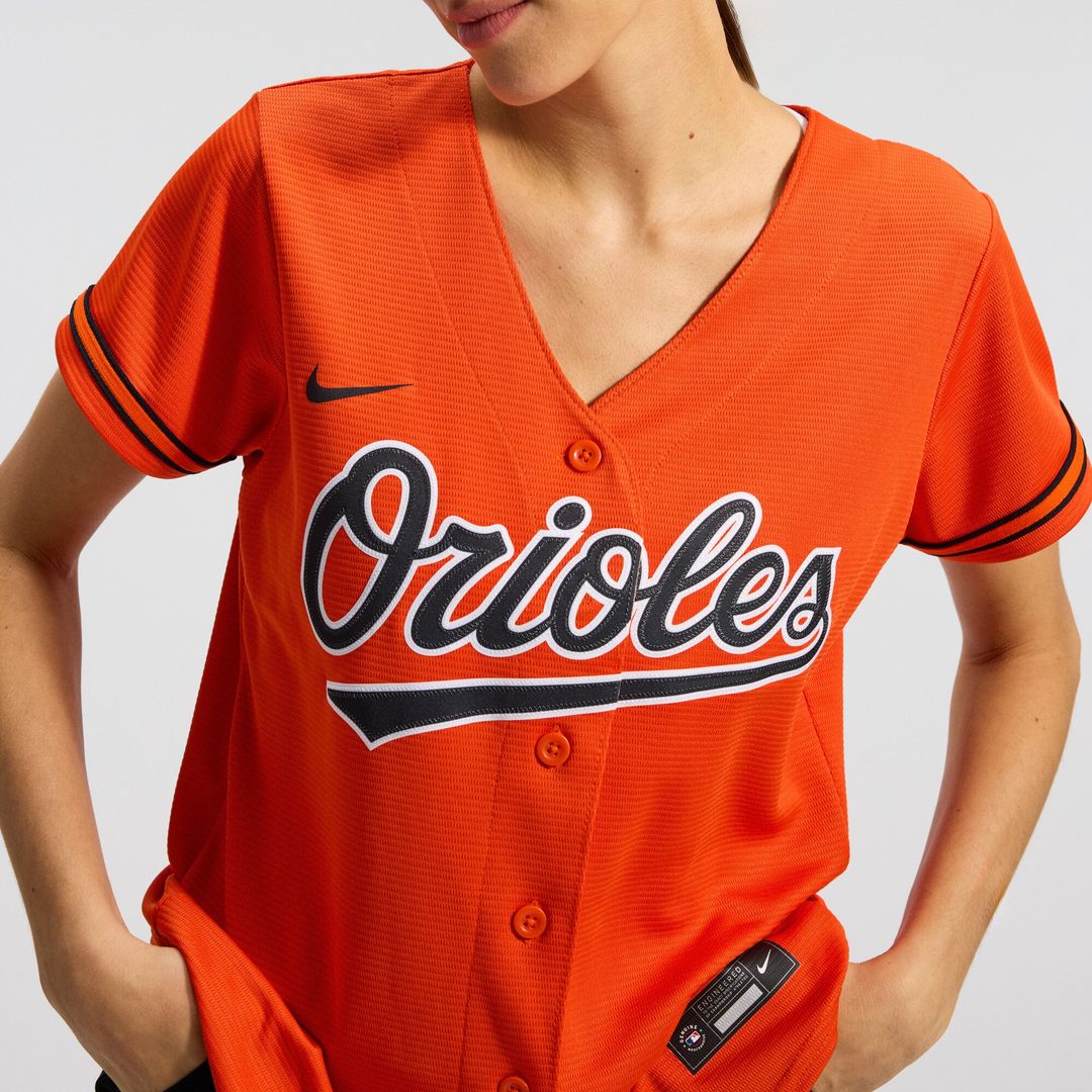 Baltimore Orioles Adley Rutschman Nike Women's Alternate Replica Player Jersey - Orange Team Jersey Sports Fan Apparel