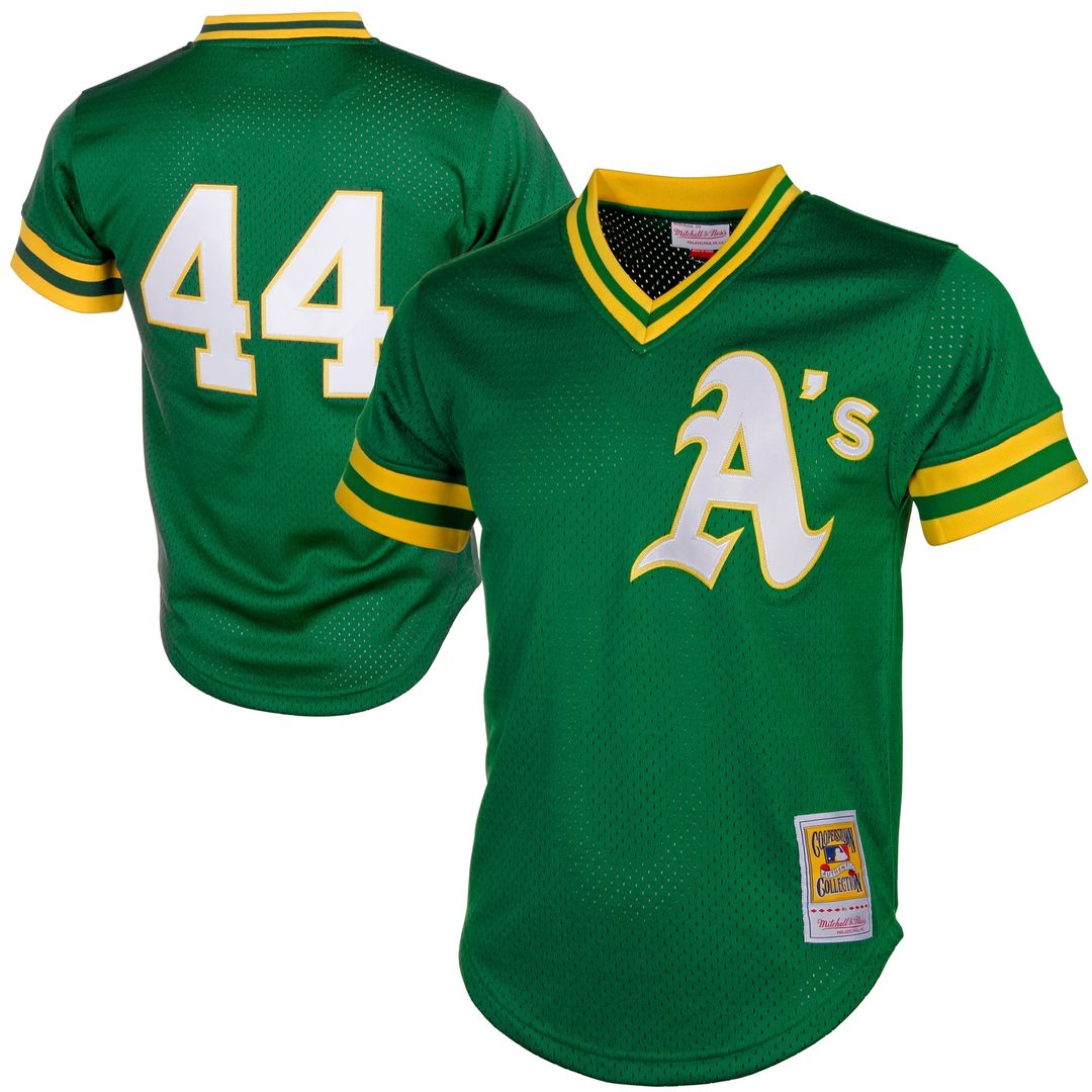 Athletics Reggie Jackson Mitchell & Ness Authentic Batting Practice Jersey - Green Team Jersey Sports Fan Apparel