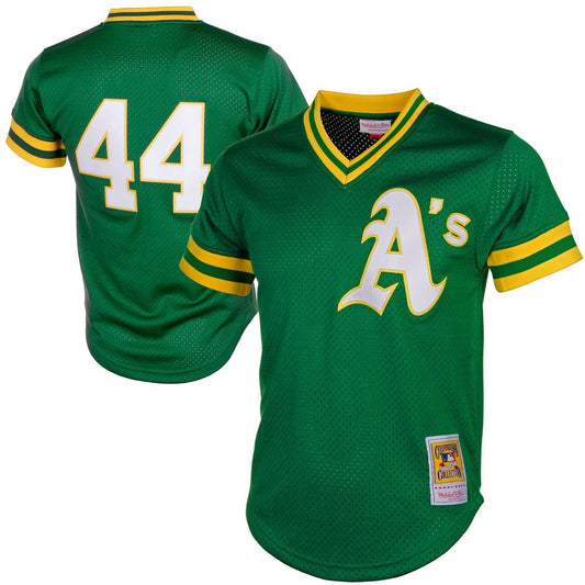 Athletics Reggie Jackson Mitchell & Ness Authentic Batting Practice Jersey - Green Team Jersey Sports Fan Apparel