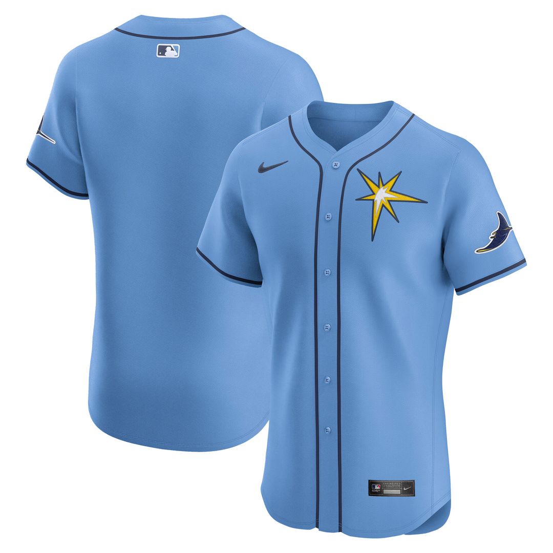 Tampa Bay Rays Nike Alternate Elite Jersey - Light Blue Team Jersey Sports Fan Apparel