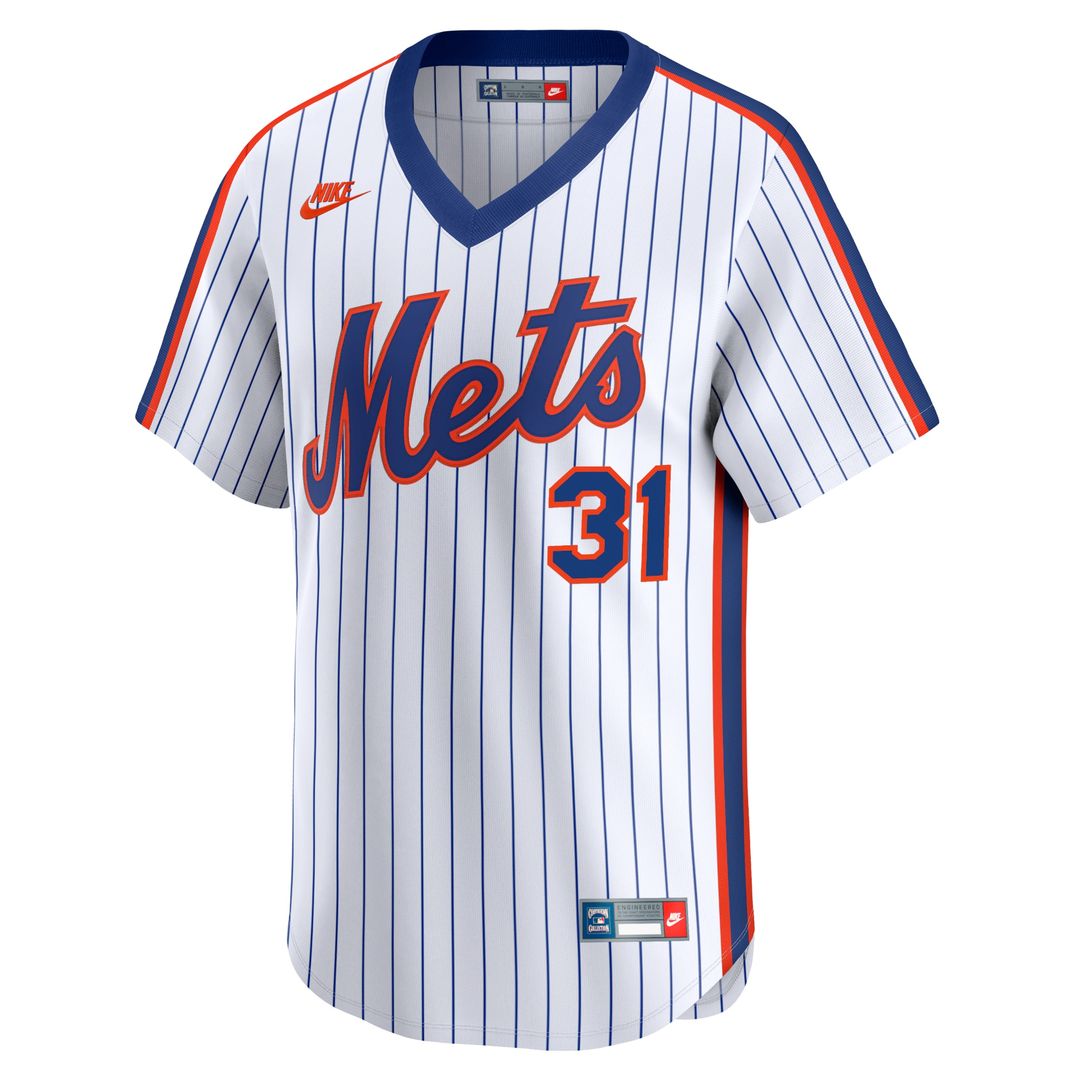 New York Mets Mike Piazza Nike Throwback Cooperstown Limited Jersey - White Team Jersey Sports Fan Apparel
