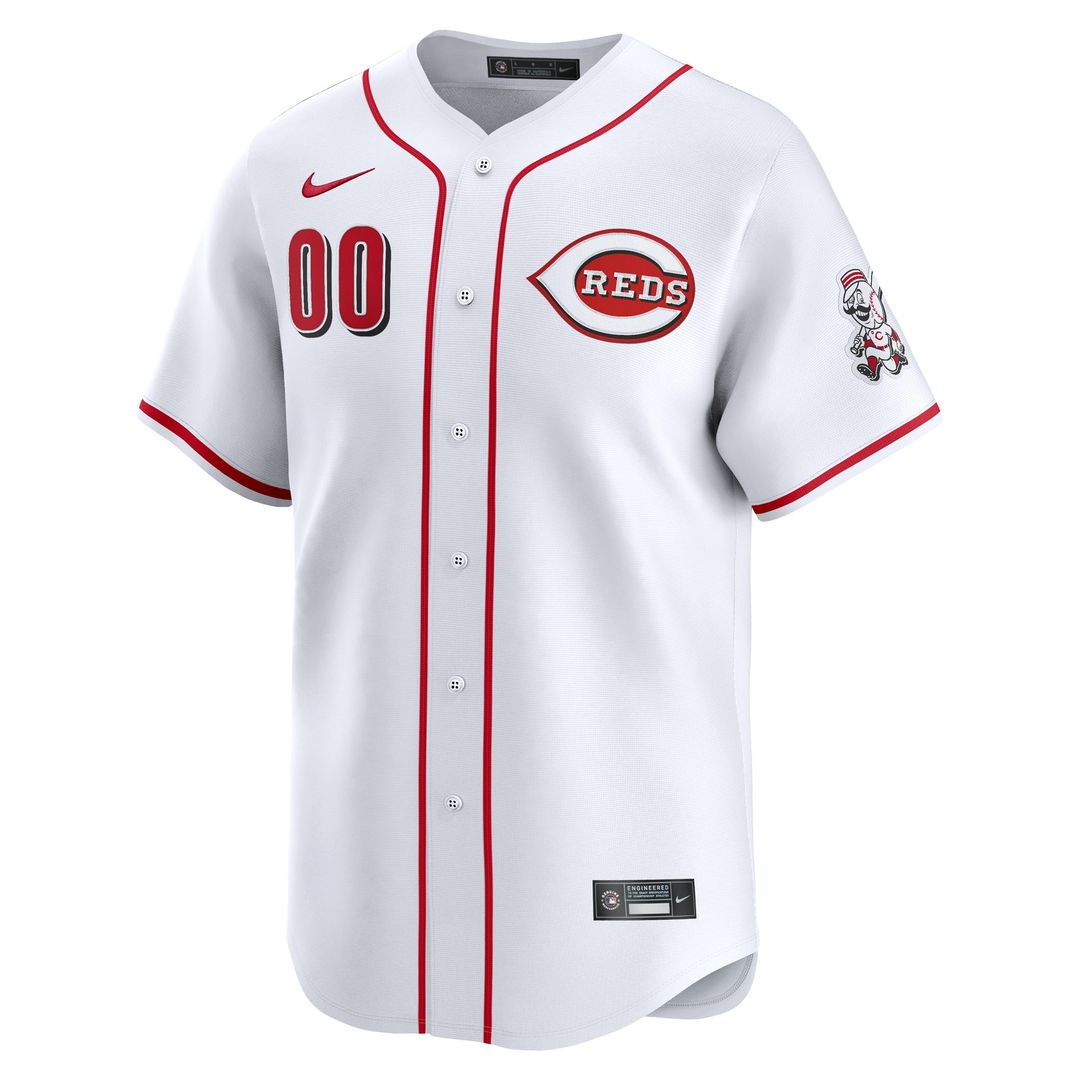 Cincinnati Reds Nike Home Limited Pick - A - Player Retired Roster Jersey - White Team Jersey Sports Fan Apparel