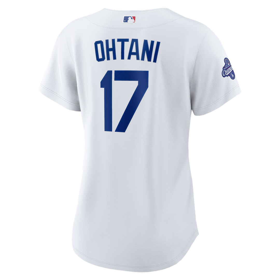 Los Angeles Dodgers Shohei Ohtani Nike Women's 2025 World Series Champions Home Replica Jersey - White Team Jersey Sports Fan Apparel