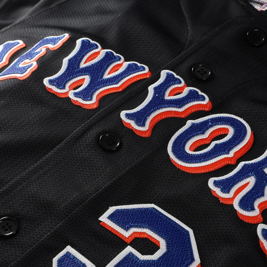 New York Mets Mike Piazza Mitchell & Ness Cooperstown 2000 Batting Practice Jersey - Black Team Jersey Sports Fan Apparel
