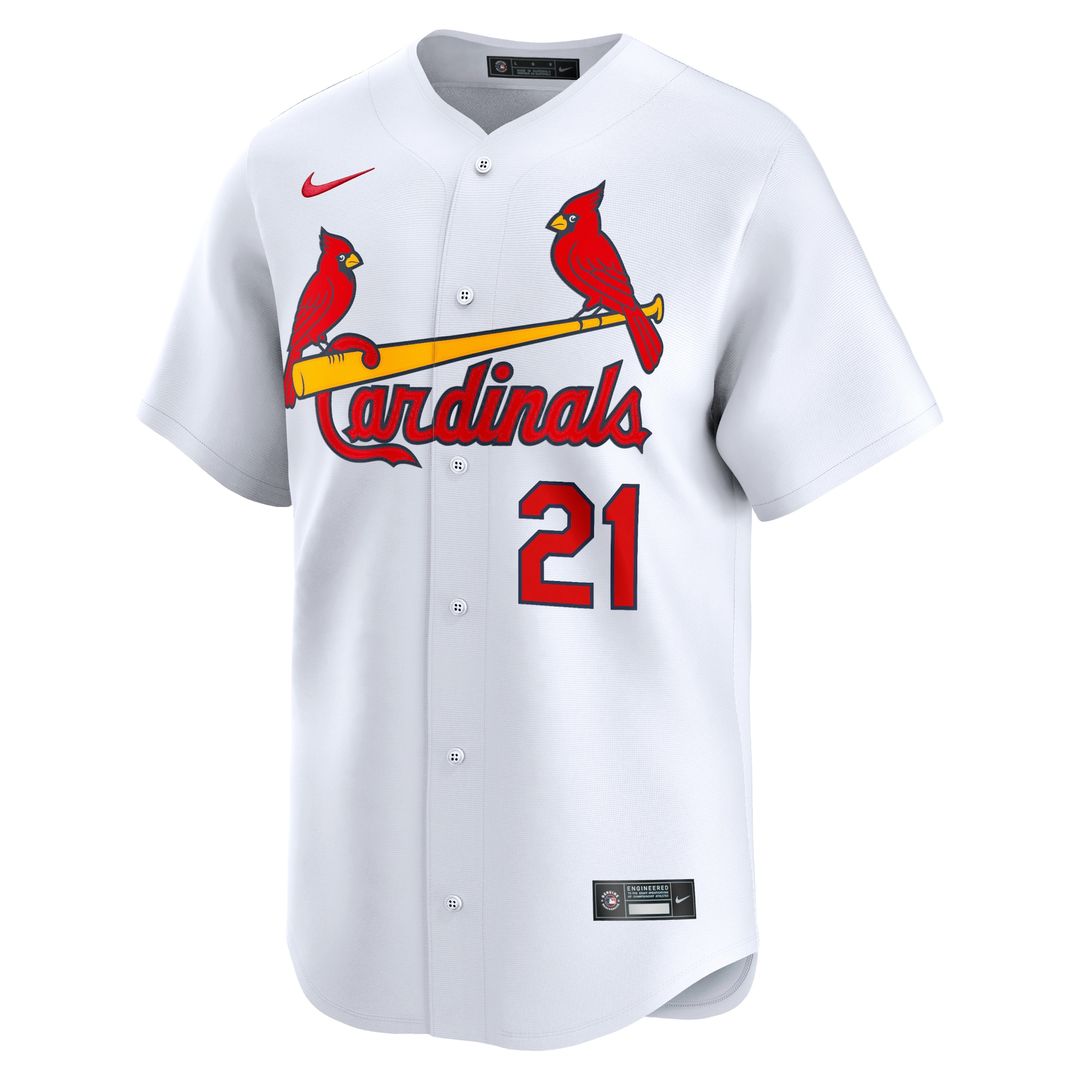 St. Louis Cardinals Lars Nootbaar Nike Home Limited Player Jersey - White Team Jersey Sports Fan Apparel