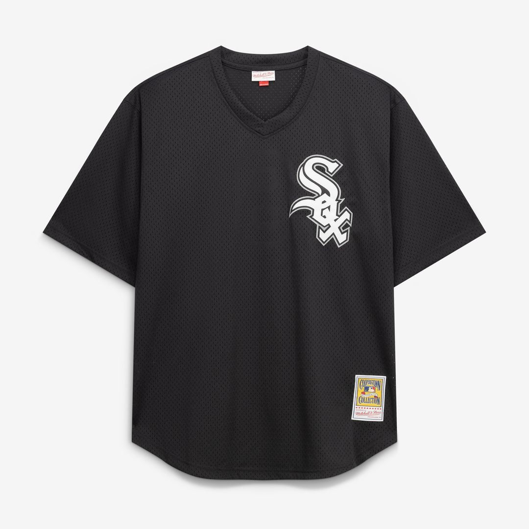 Chicago White Sox Bo Jackson Mitchell & Ness Cooperstown Big & Tall Mesh Batting Practice Jersey - Black Team Jersey Sports Fan Apparel