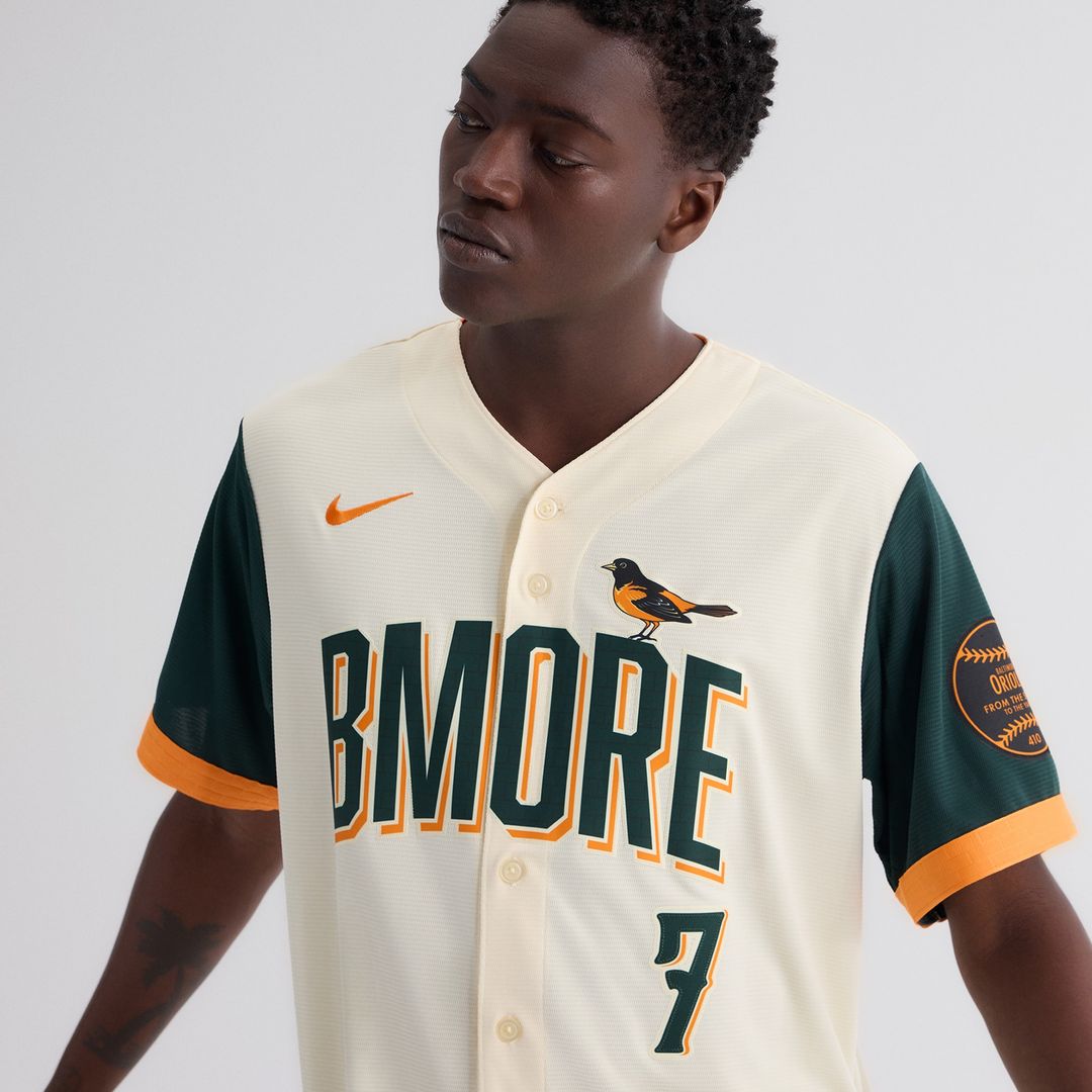 Baltimore Orioles Jackson Holliday Nike 2026 City Connect Stadium Jersey - Cream Team Jersey Sports Fan Apparel