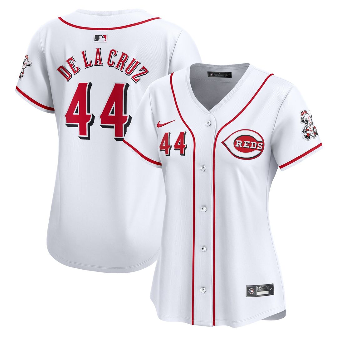 Cincinnati Reds Elly De La Cruz Nike Women's Home Limited Player Jersey - White Team Jersey Sports Fan Apparel