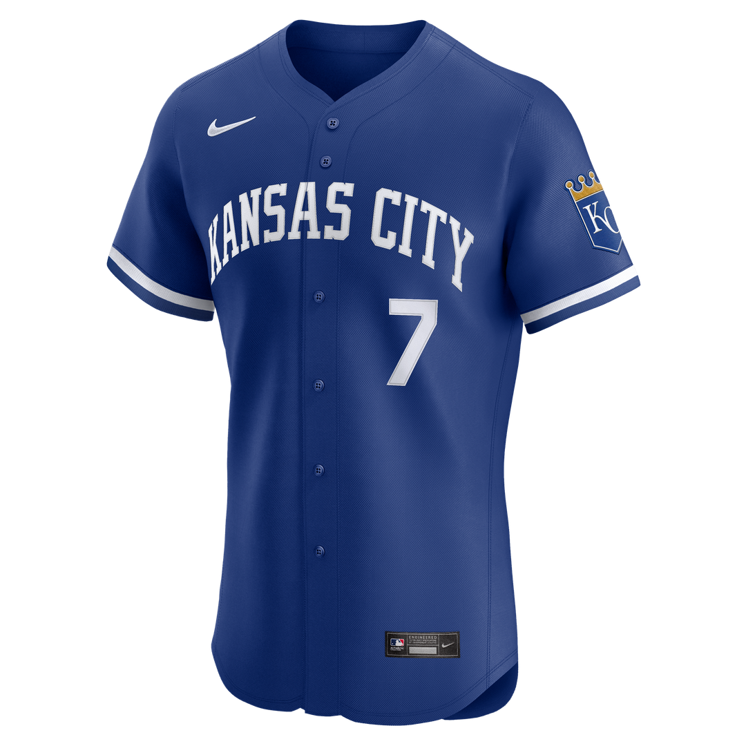 Kansas City Royals Bobby Witt Jr. Nike Home ElitePlayer Jersey - White Team Jersey Sports Fan Apparel