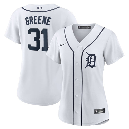 Detroit Tigers Riley Greene Nike Women's Home Replica Player Jersey - White Team Jersey Sports Fan Apparel