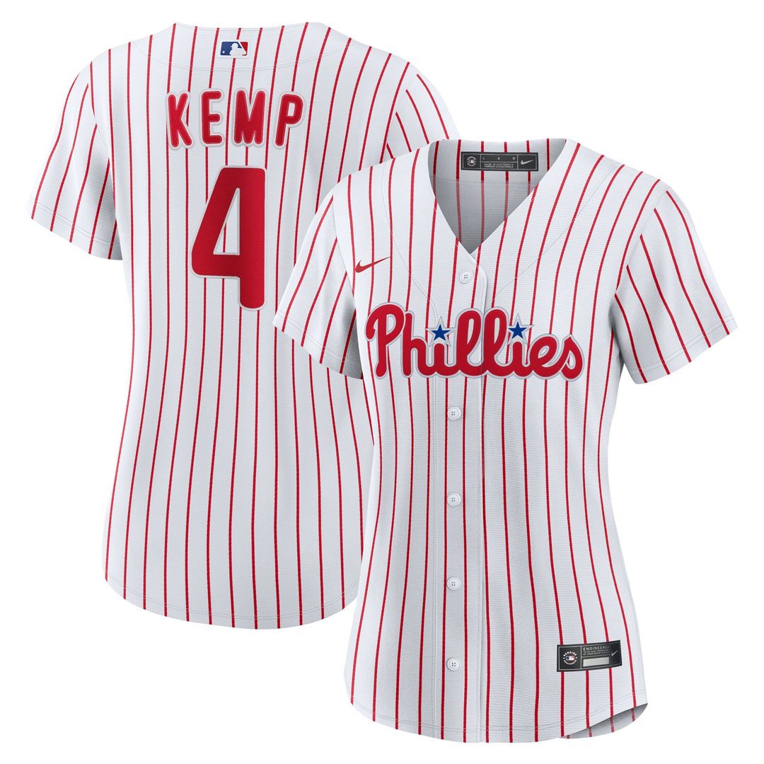 Philadelphia Phillies Otto Kemp Nike Women's Home Replica Jersey - White Team Jersey Sports Fan Apparel