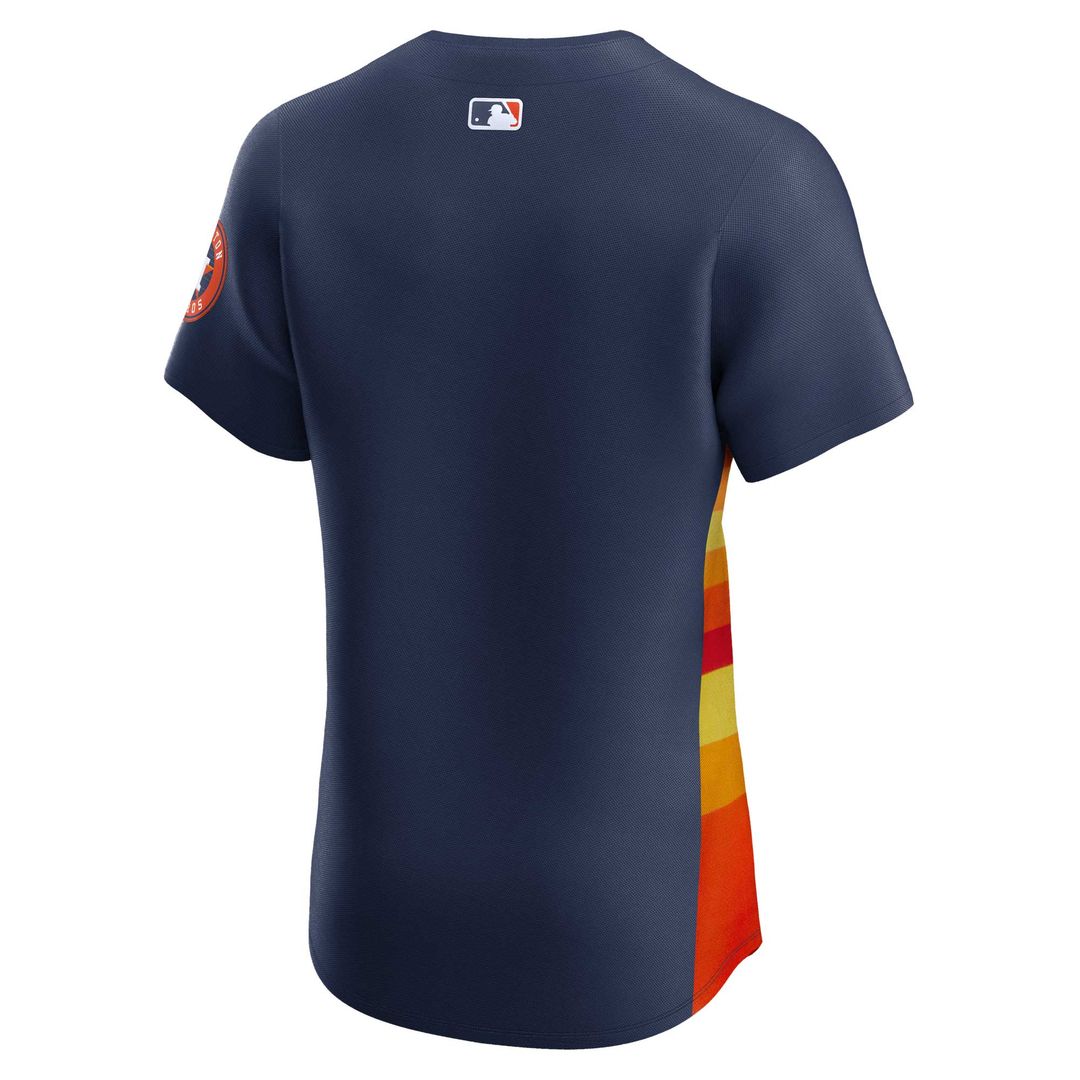 Houston Astros Nike Alternate Vapor Premier Elite Patch Jersey - Navy Team Jersey Sports Fan Apparel