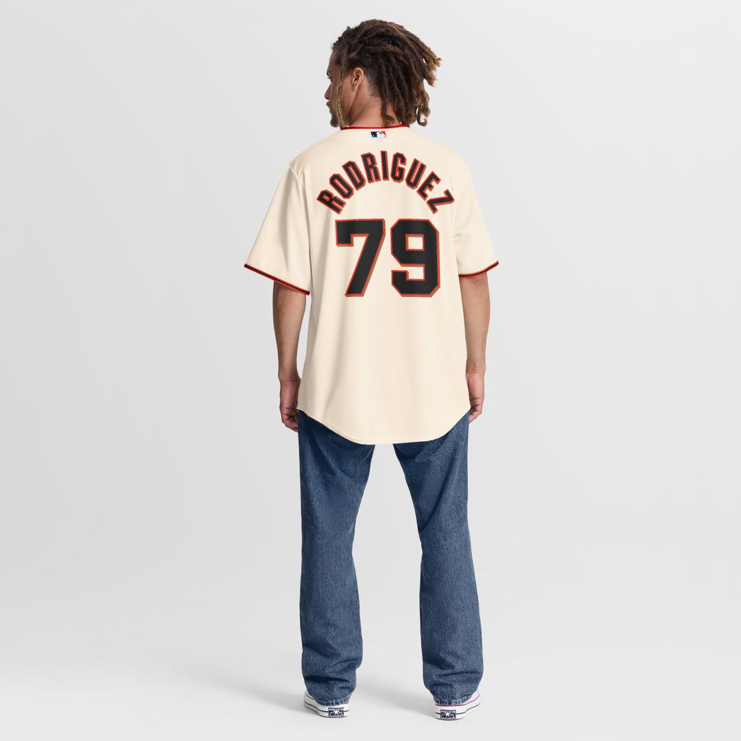 San Francisco Giants Jesus Rodriguez Nike Home Replica Jersey - Cream Team Jersey Sports Fan Apparel