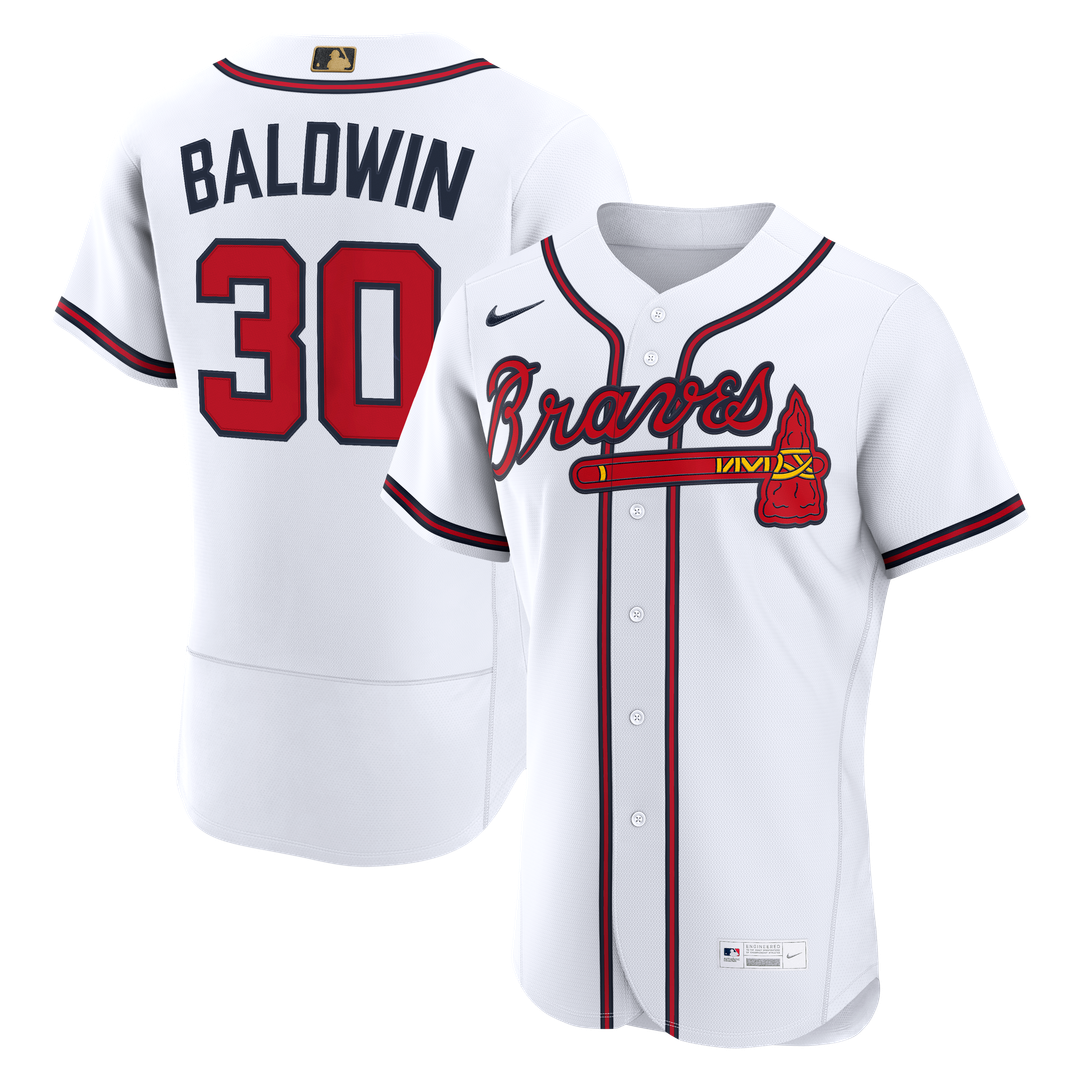 Atlanta Braves Drake Baldwin Nike MLB Awards Authentic Jersey - White Team Jersey Sports Fan Apparel
