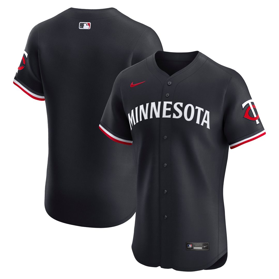 Minnesota Twins Nike Alternate 2 Elite Jersey - Navy Team Jersey Sports Fan Apparel