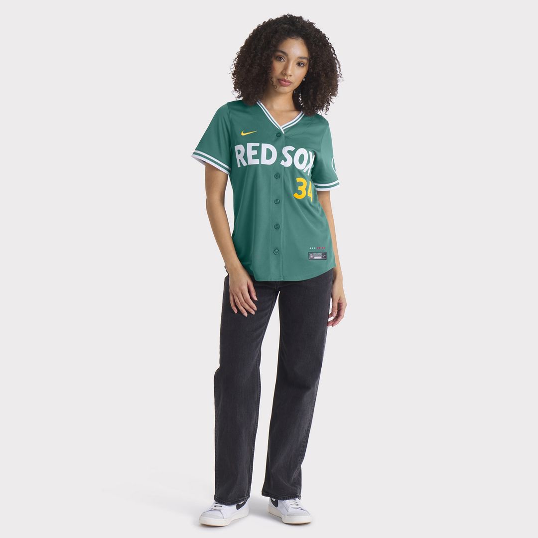Boston Red Sox David Ortiz Nike Women's 2025 City Connect Limited Retired Player Jersey - Green Team Jersey Sports Fan Apparel