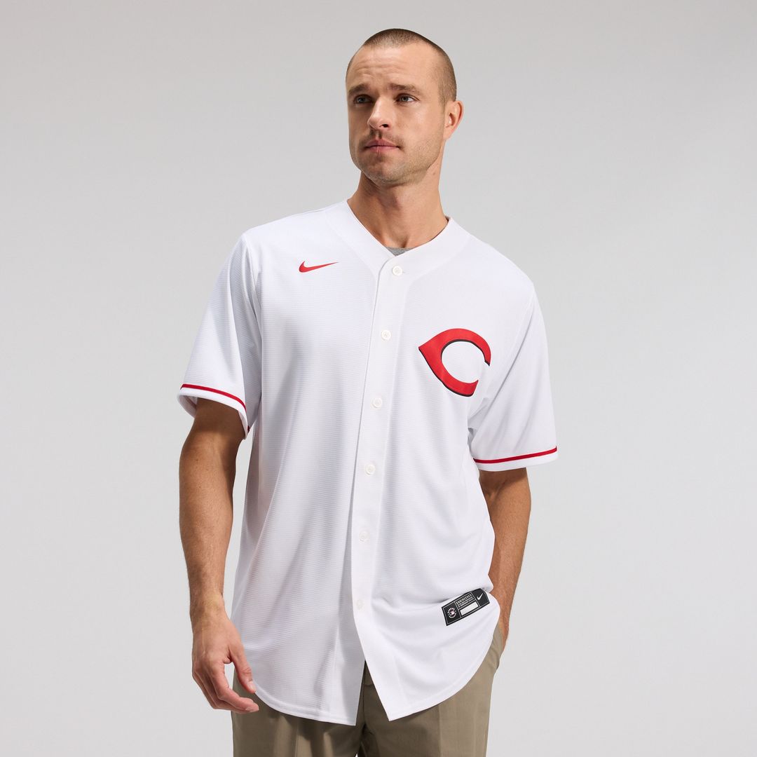 Cincinnati Reds Elly De La Cruz Nike Alternate 2 Replica Jersey - White Team Jersey Sports Fan Apparel