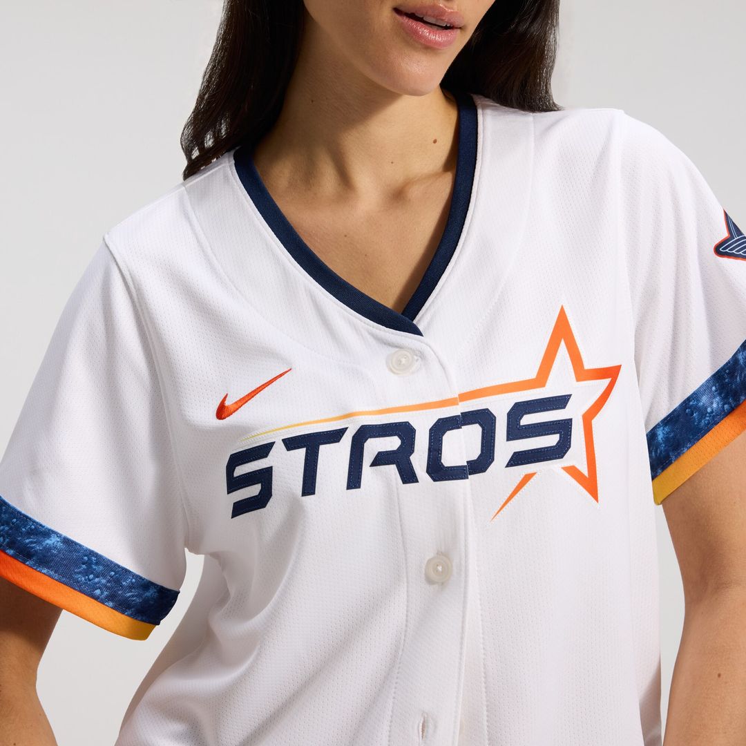 Houston Astros Nike Women's 2025 City Connect Limited Jersey - White Team Jersey Sports Fan Apparel