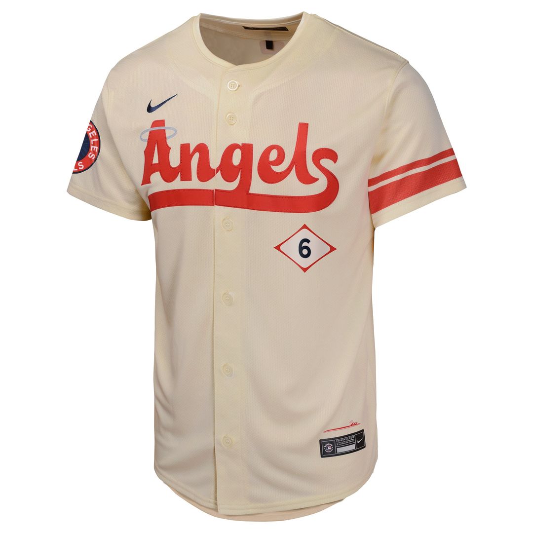 Los Angeles Angels Anthony Rendon Nike Youth City Connect Limited Player Jersey - Cream Team Jersey Sports Fan Apparel