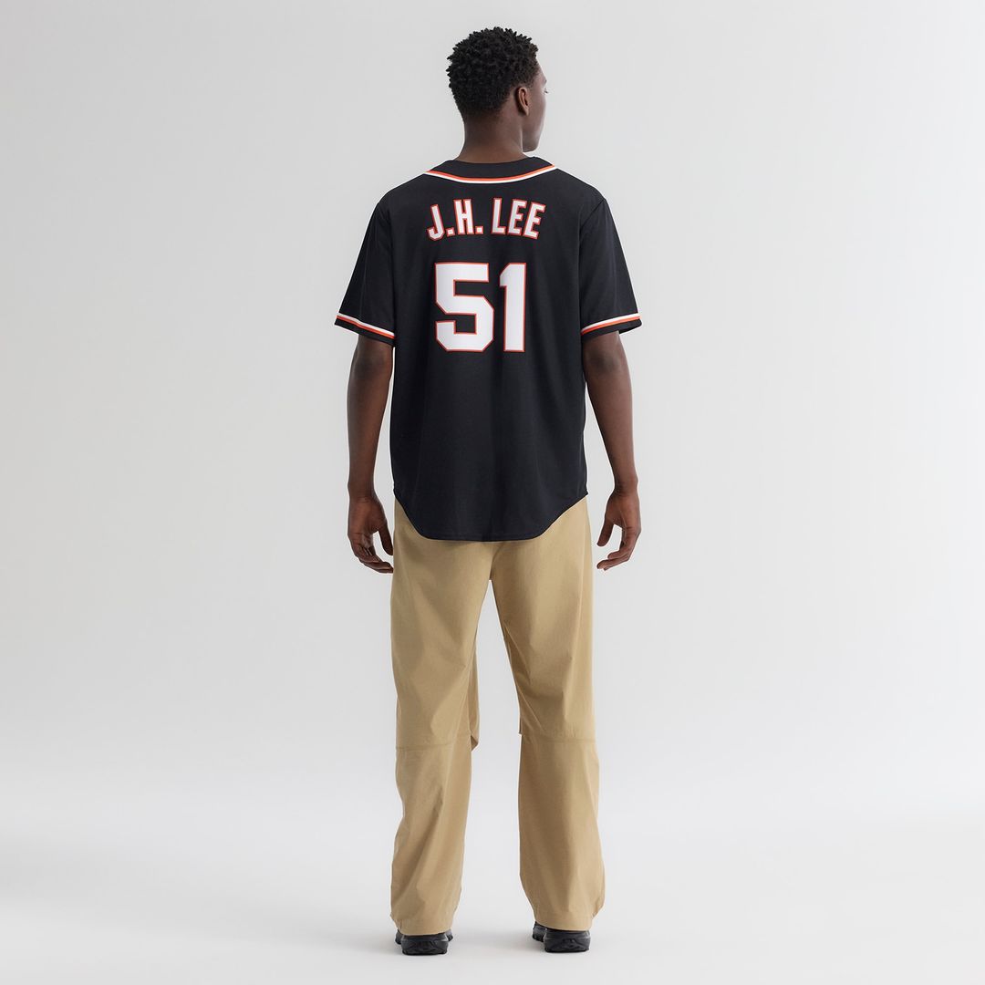 San Francisco Giants Jung Hoo Lee Nike Fashion Replica Black Out Jersey Team Jersey Sports Fan Apparel
