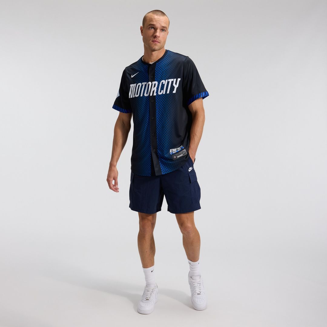 Detroit Tigers Nike City Connect Limited Jersey - Blue Team Jersey Sports Fan Apparel