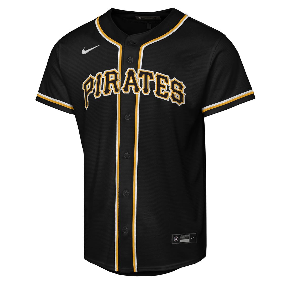Pittsburgh Pirates Paul Skenes Nike Youth Fashion Replica Player Jersey - Black Team Jersey Sports Fan Apparel