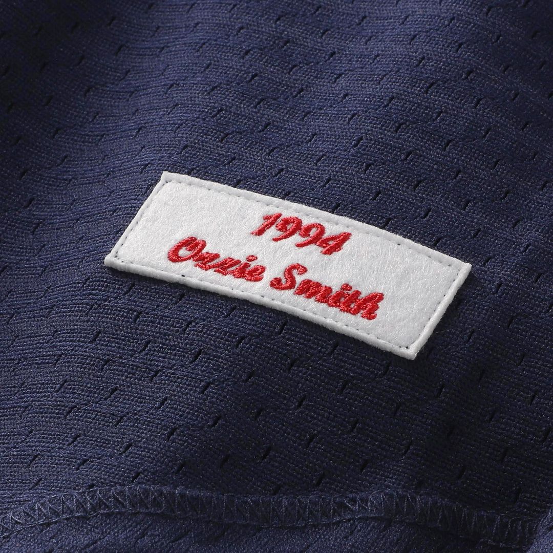 St. Louis Cardinals Ozzie Smith Mitchell & Ness Authentic Batting Practice Jersey - Navy Team Jersey Sports Fan Apparel