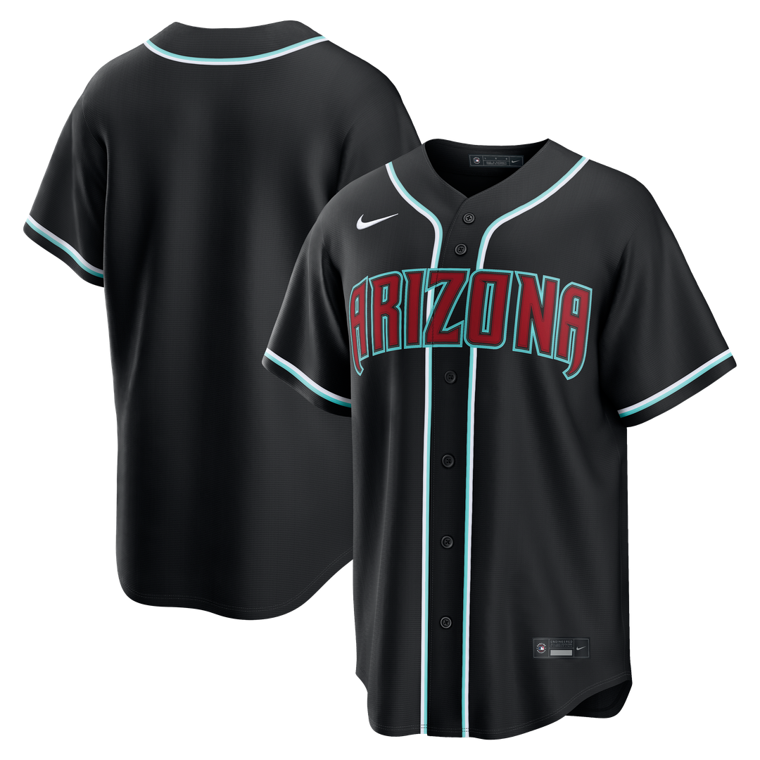 Arizona Diamondbacks Nike Fashion Replica Black Out Jersey Team Jersey Sports Fan Apparel
