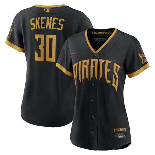 Pittsburgh Pirates Paul Skenes Nike Women's 2026 City Connect Stadium Jersey - Black Team Jersey Sports Fan Apparel