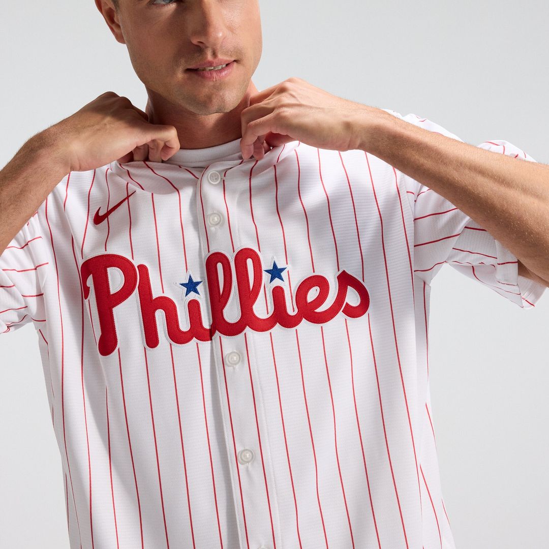 Philadelphia Phillies Nike Home Replica Team Jersey - White Team Jersey Sports Fan Apparel