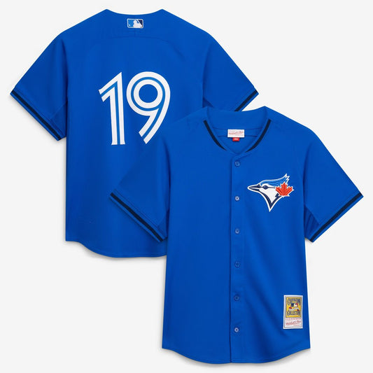 Toronto Blue Jays Jose Bautista Mitchell & Ness Authentic Batting Practice Jersey - Blue Team Jersey Sports Fan Apparel