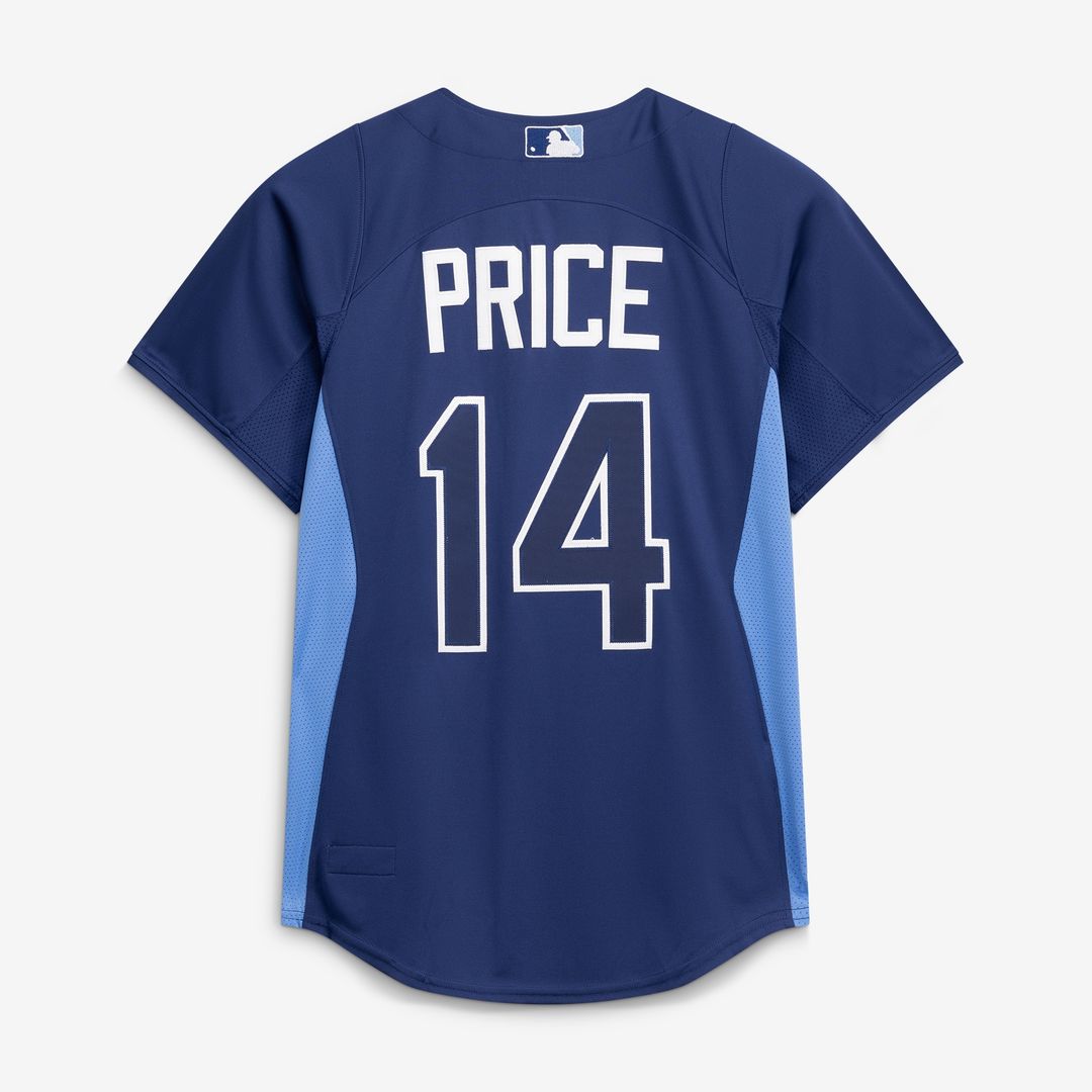Tampa Bay Rays David Price Mitchell & Ness Authentic Batting Practice Jersey - Blue Team Jersey Sports Fan Apparel