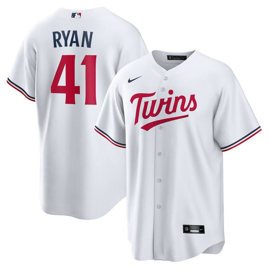 Minnesota Twins Joe Ryan Nike Home Replica Player Jersey - White Team Jersey Sports Fan Apparel
