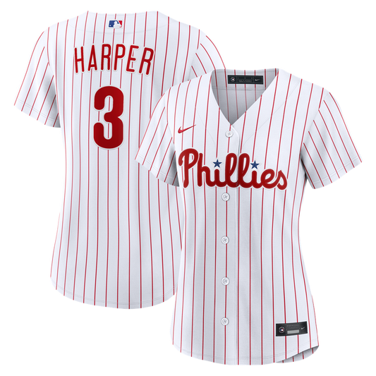 Philadelphia Phillies Bryce Harper Nike Women's Home Replica Jersey - White Team Jersey Sports Fan Apparel