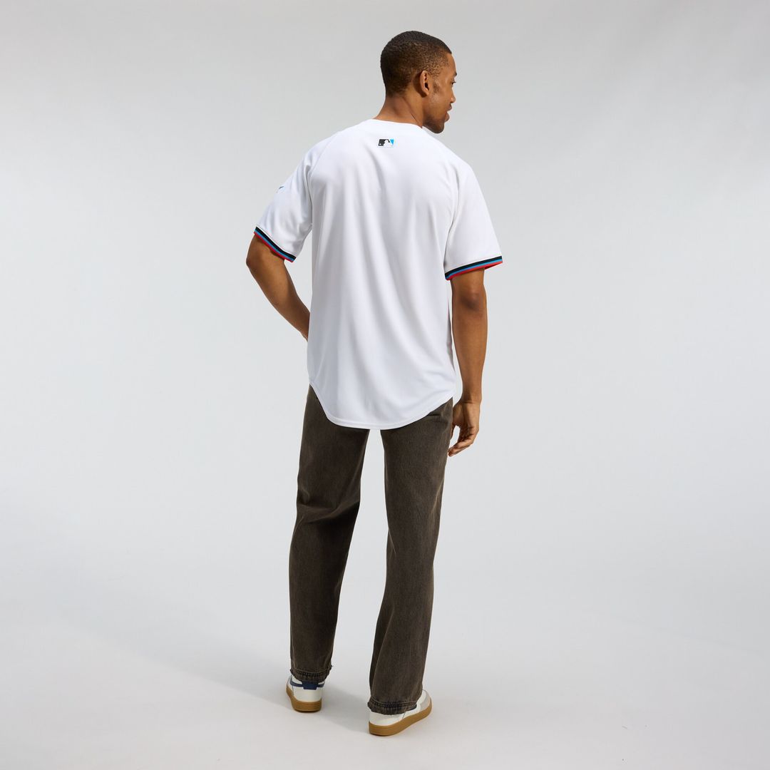 Miami Marlins Nike Home Limited Jersey - White Team Jersey Sports Fan Apparel