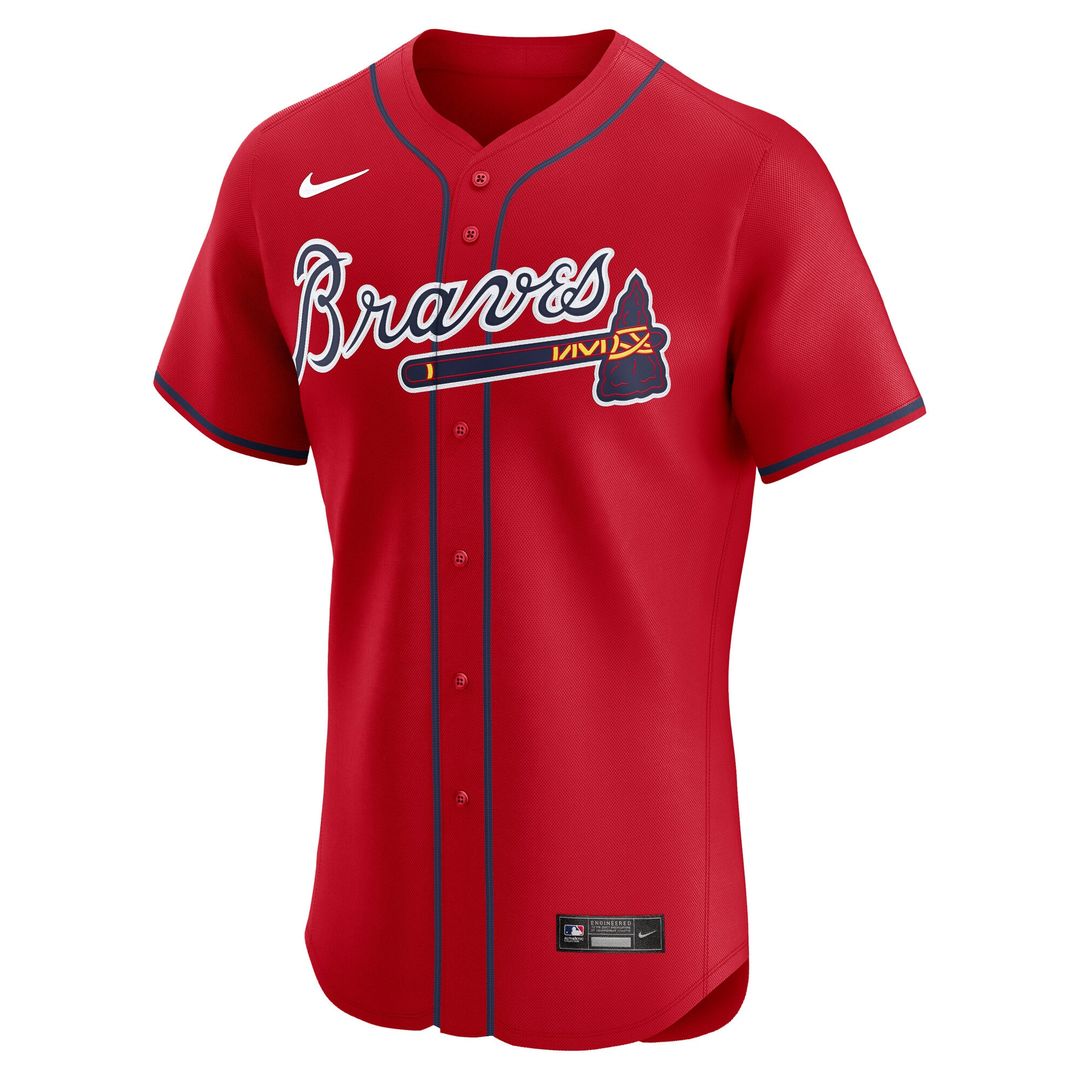 Atlanta Braves Nike Home Elite Jersey - White Team Jersey Sports Fan Apparel