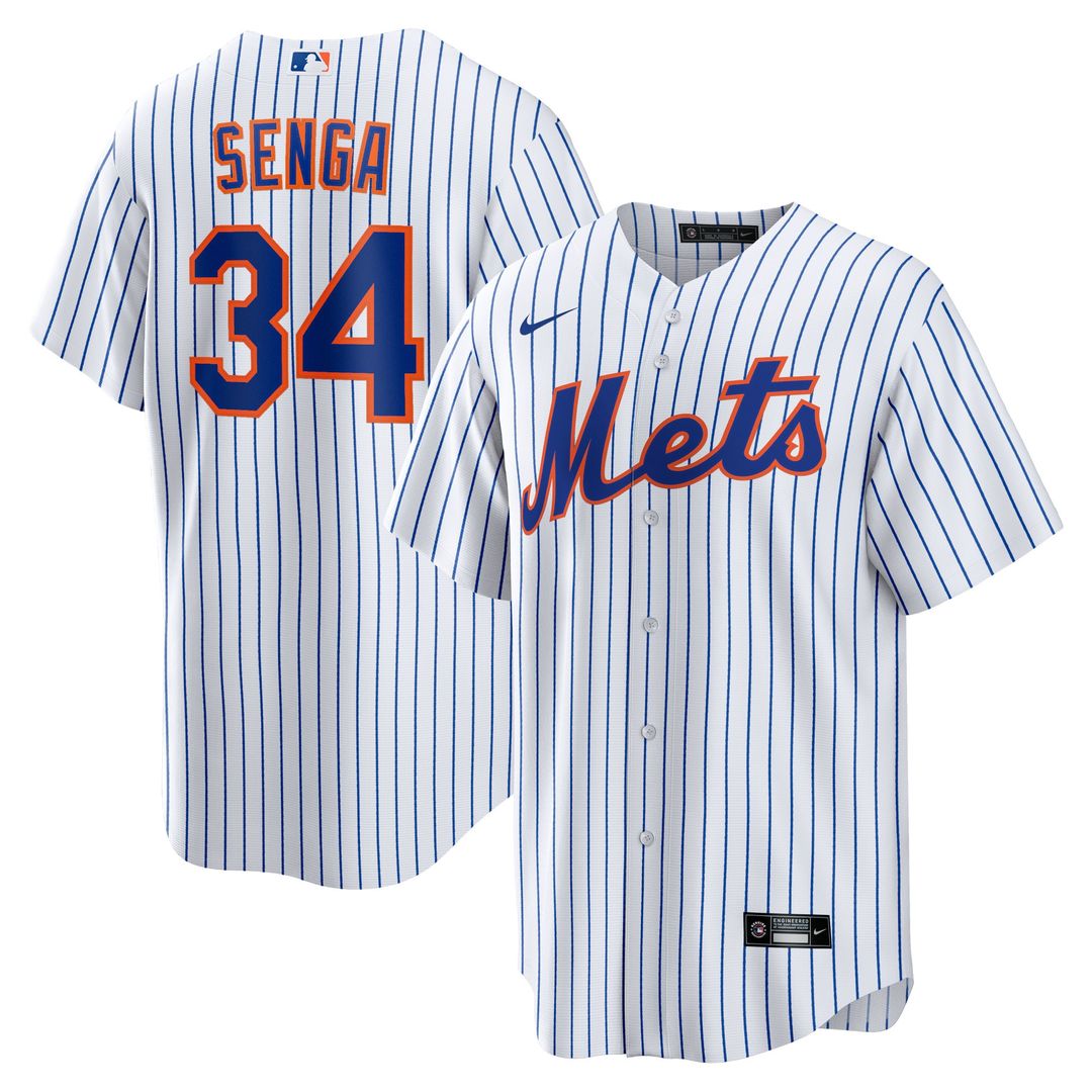 New York Mets Kodai Senga Nike Home Replica Player Jersey - White/Royal Team Jersey Sports Fan Apparel