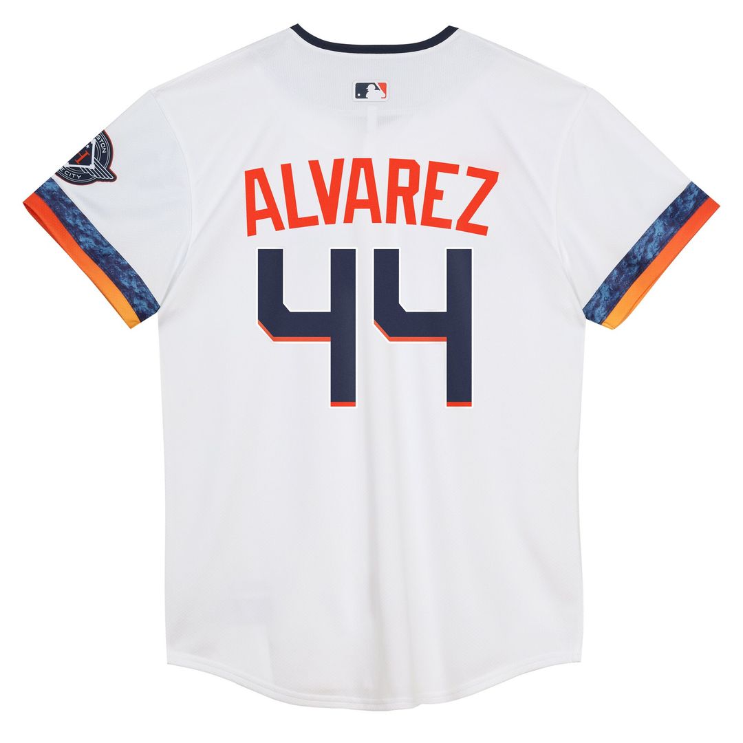 Houston Astros Yordan Alvarez Nike Preschool 2025 City Connect Limited Player Jersey - White Team Jersey Sports Fan Apparel