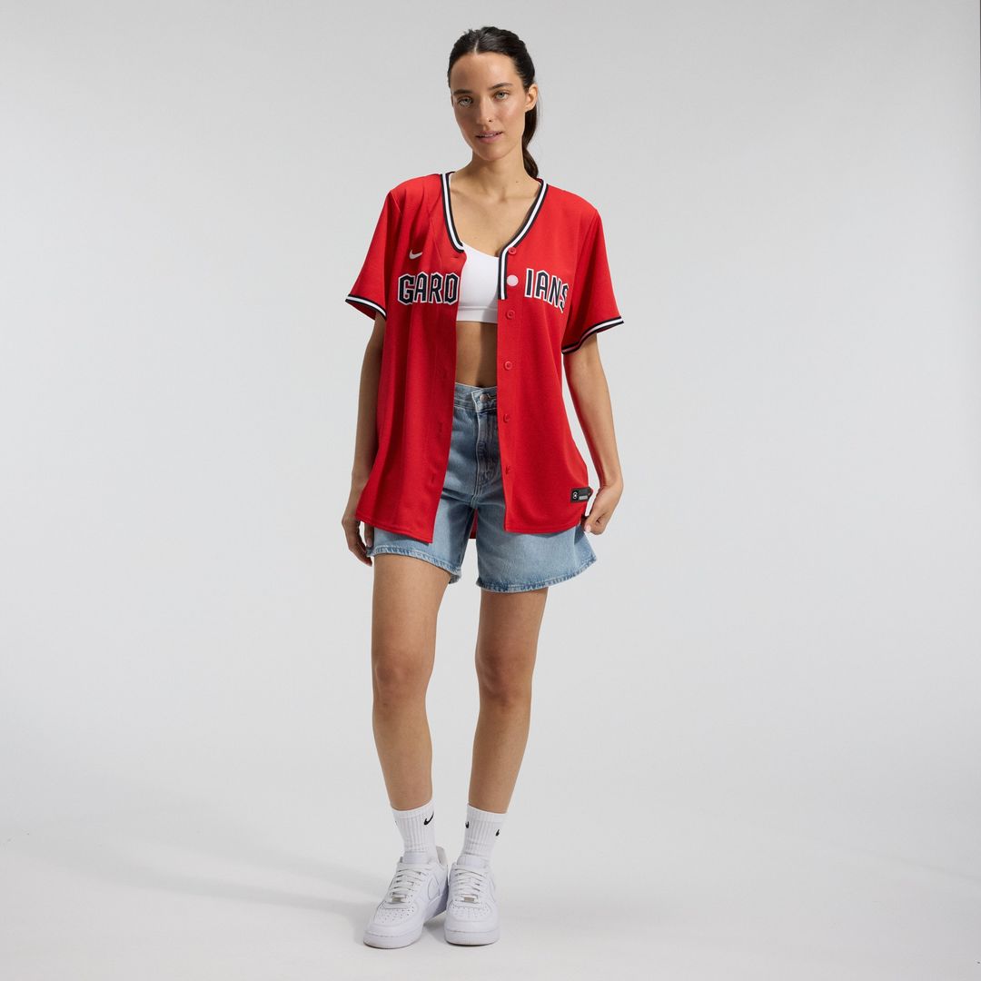 Cleveland Guardians Nike Women's Alternate 2 Replica Jersey - Red Team Jersey Sports Fan Apparel