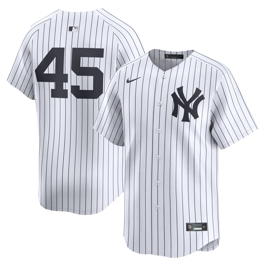 New York Yankees Gerrit Cole Nike Home Limited Player Jersey - White Team Jersey Sports Fan Apparel