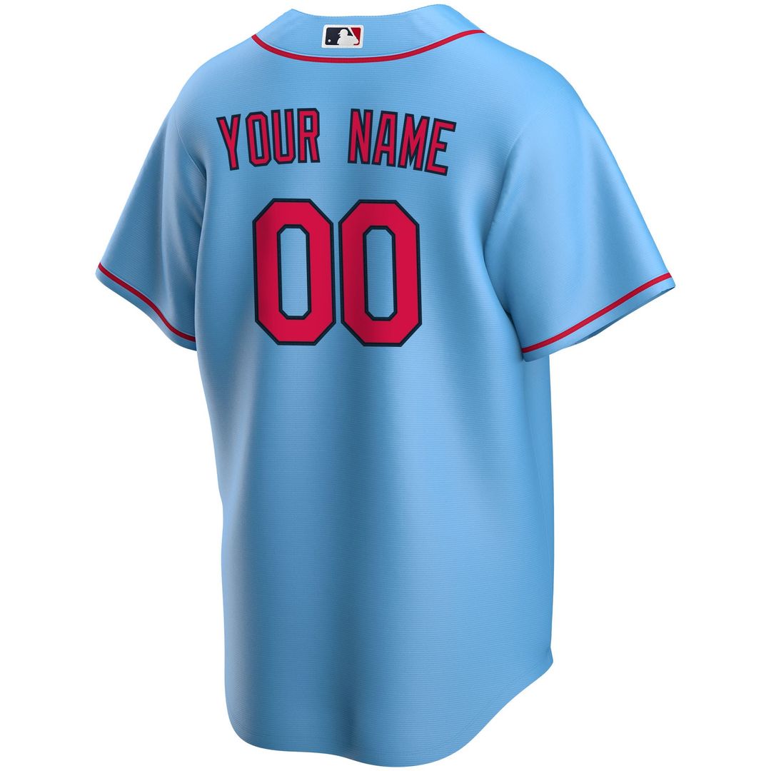 St. Louis Cardinals Nike Alternate Replica Custom Jersey - Light Blue Team Jersey Sports Fan Apparel