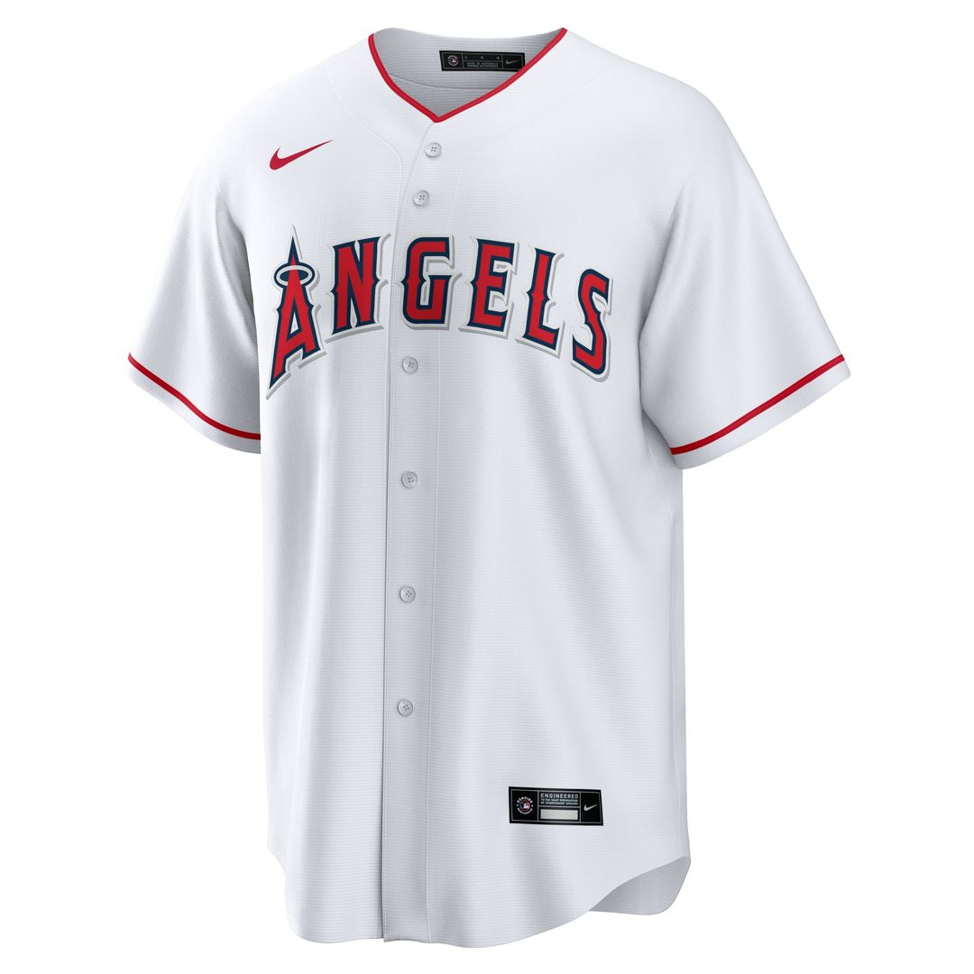 Los Angeles Angels Christian Moore Nike Home Replica Jersey - White Team Jersey Sports Fan Apparel