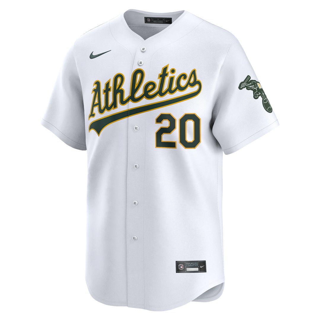 Athletics Zack Gelof Nike Home Limited Player Jersey - White Team Jersey Sports Fan Apparel