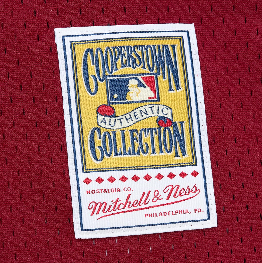 Philadelphia Phillies John Kruk Mitchell & Ness Big & Tall Cooperstown Mesh Batting Practice Jersey - Burgundy Team Jersey Sports Fan Apparel